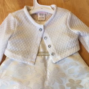 YOUNGLAND | Formal Baby Dress & Sweater Cover-Up